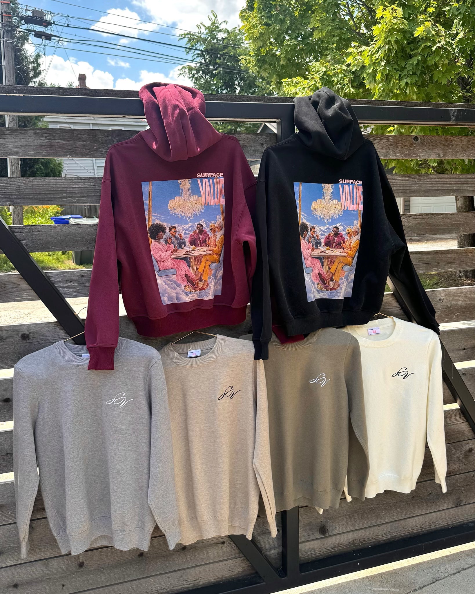 THEORY OF IMAGE HOODIE - BURGUNDY