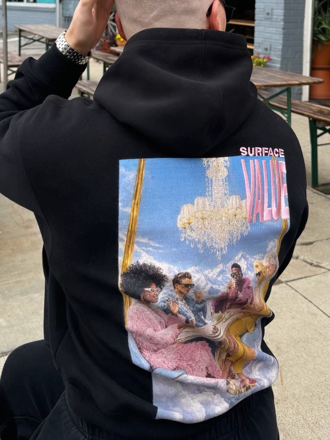 THEORY OF IMAGE HOODIE - BLACK