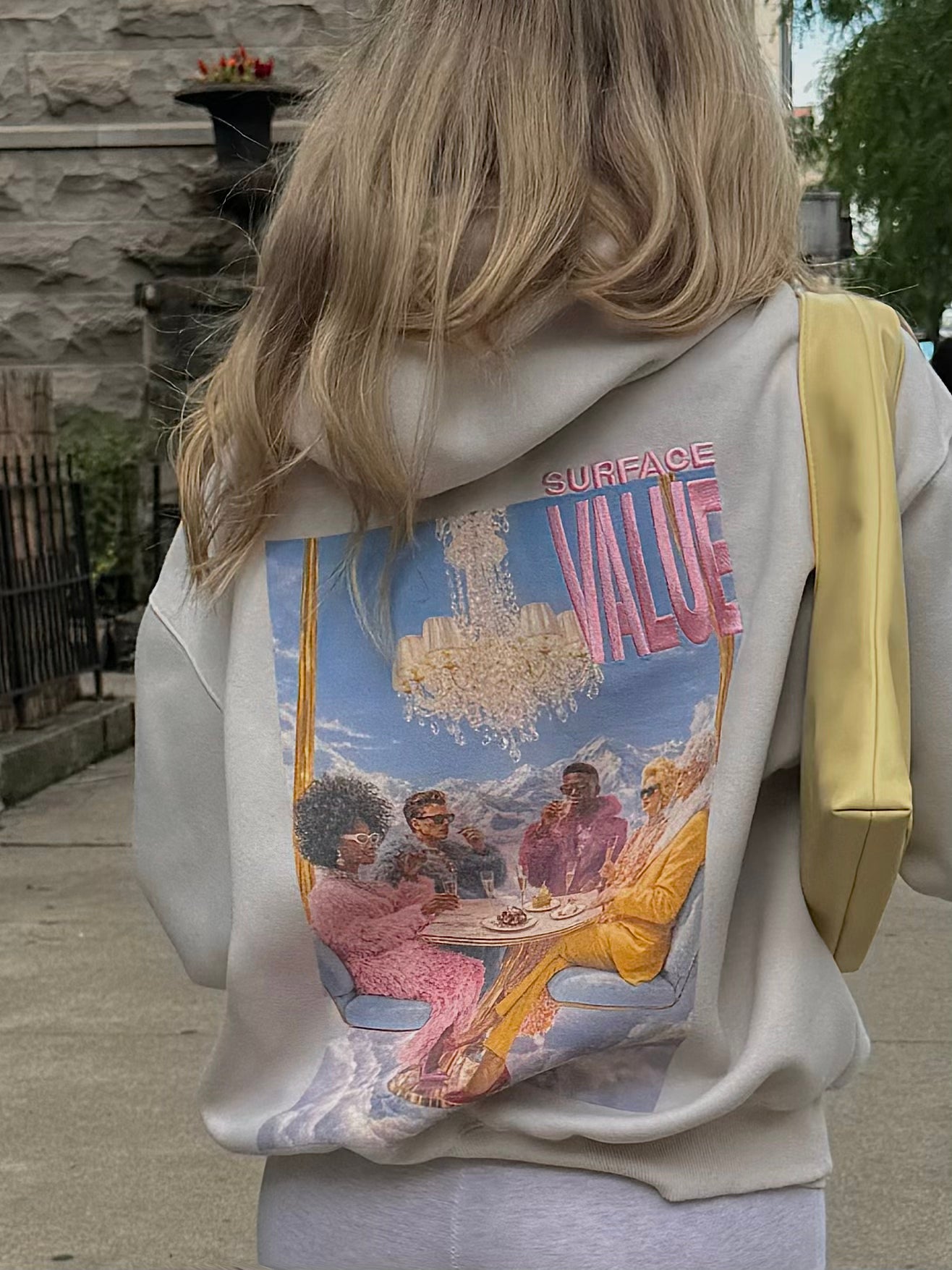 THEORY OF IMAGE HOODIE - LIGHT APRICOT
