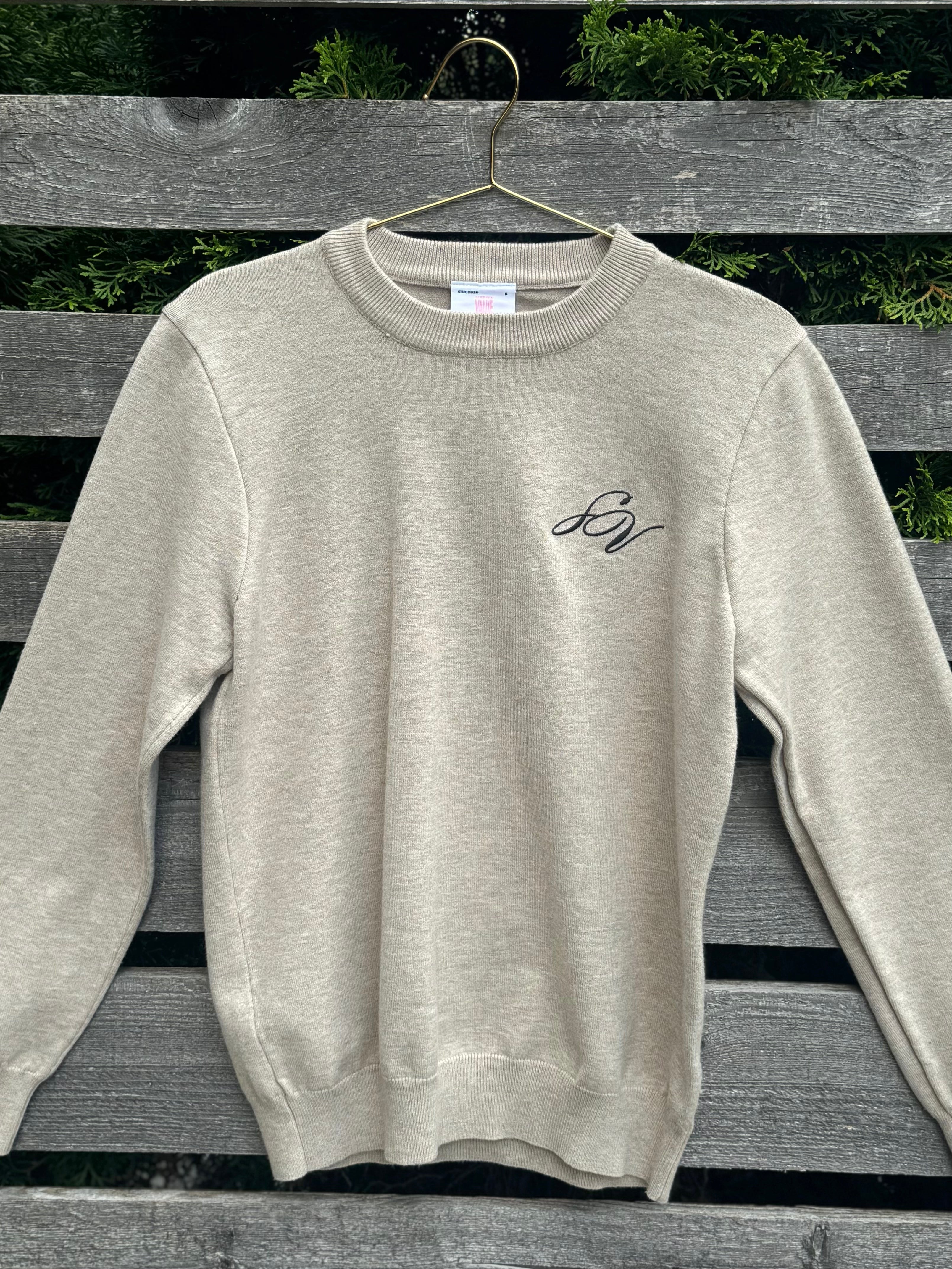 SURFACE KNIT - PALE TAUPE