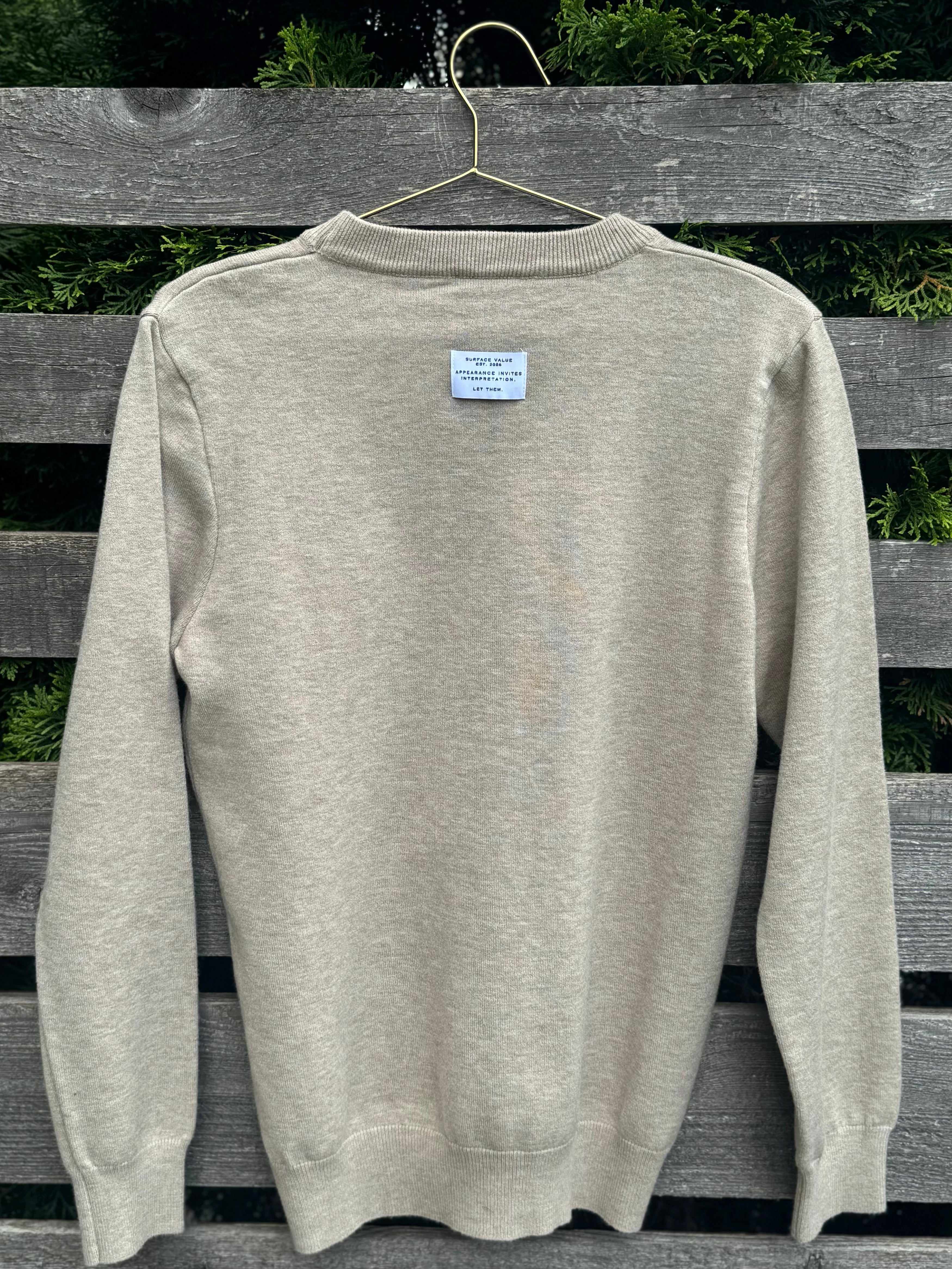 SURFACE KNIT - PALE TAUPE