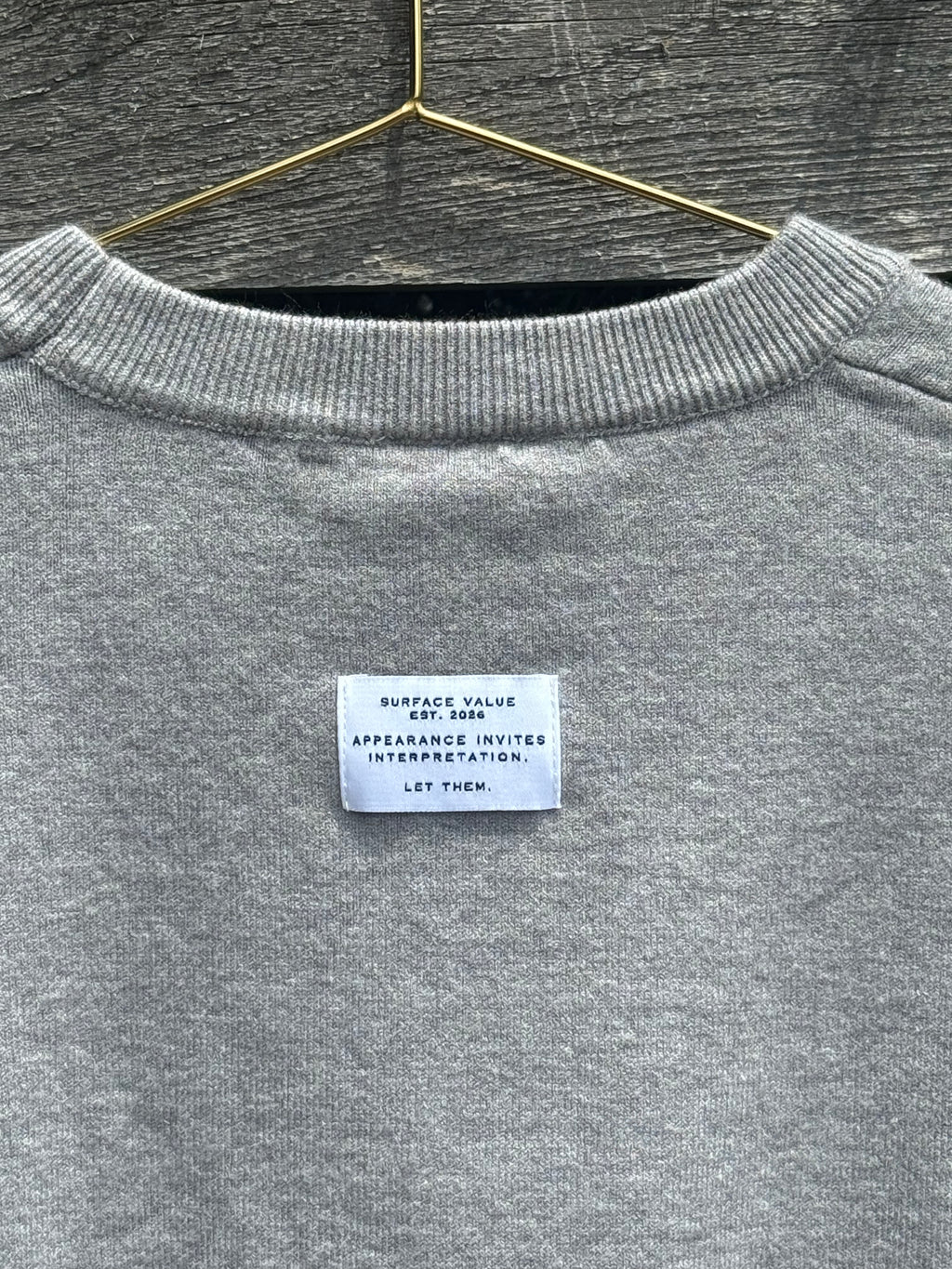 SURFACE KNIT - HEATHER GREY