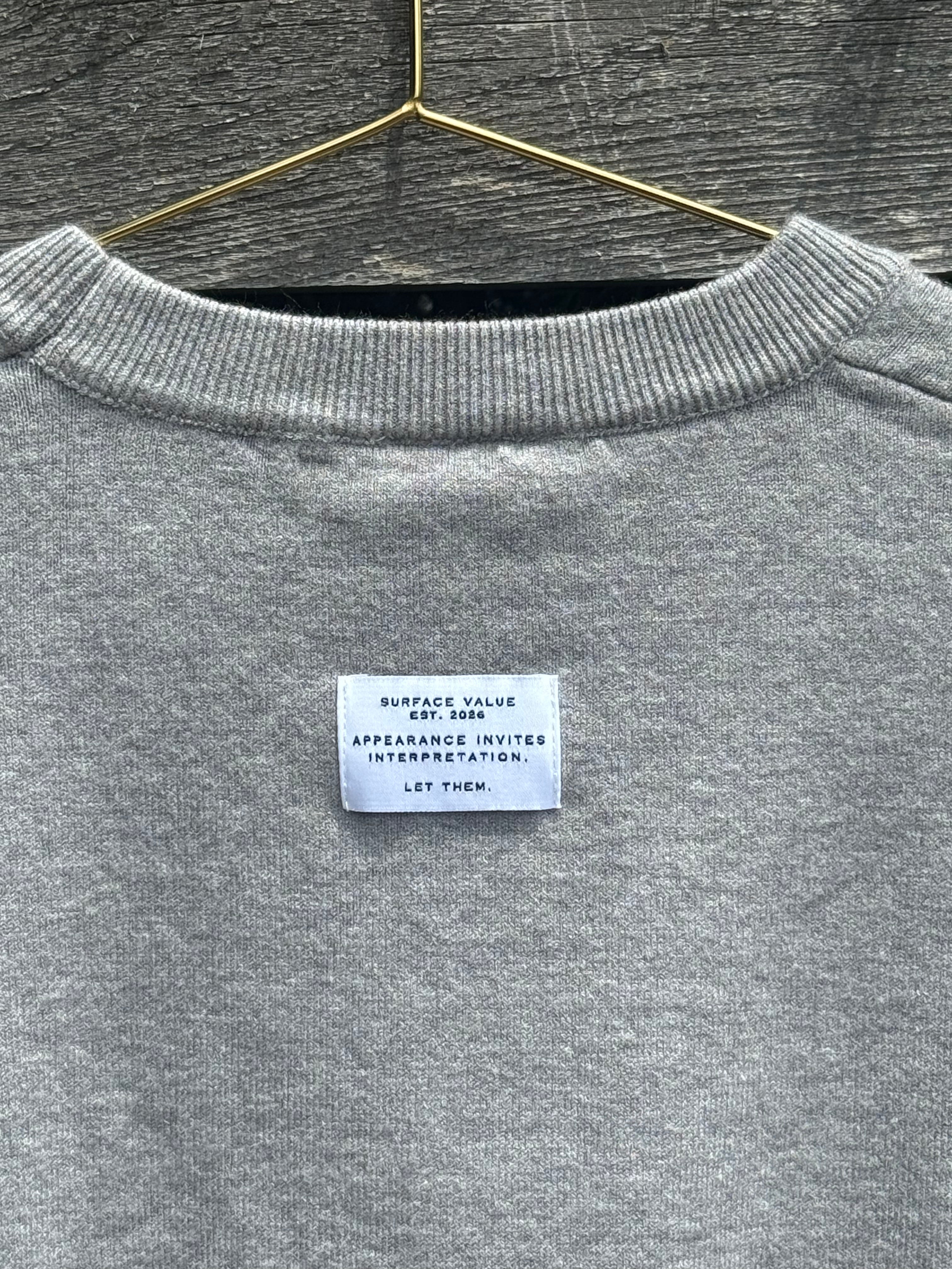 SURFACE KNIT - HEATHER GREY