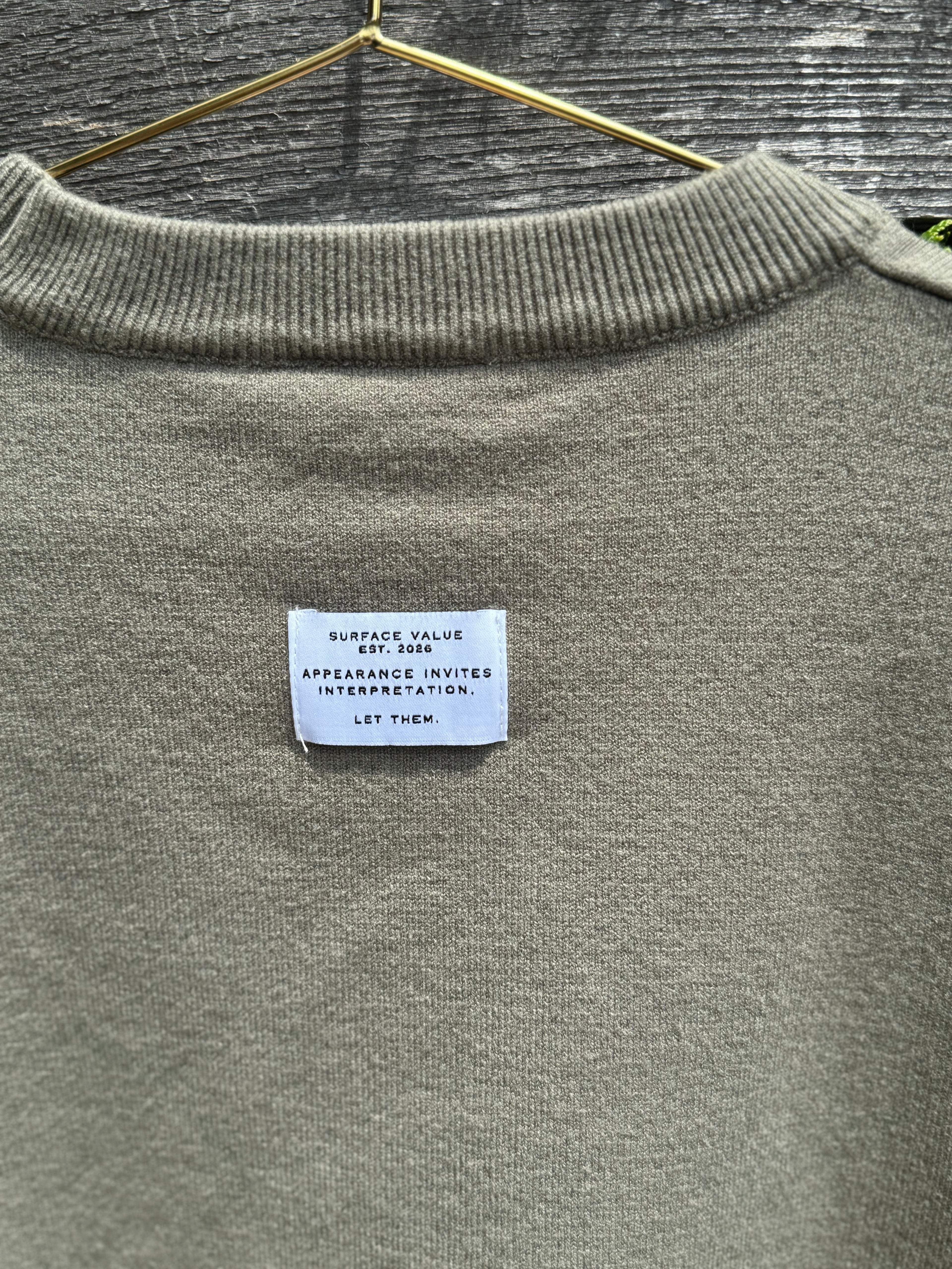 SURFACE KNIT - OLIVE