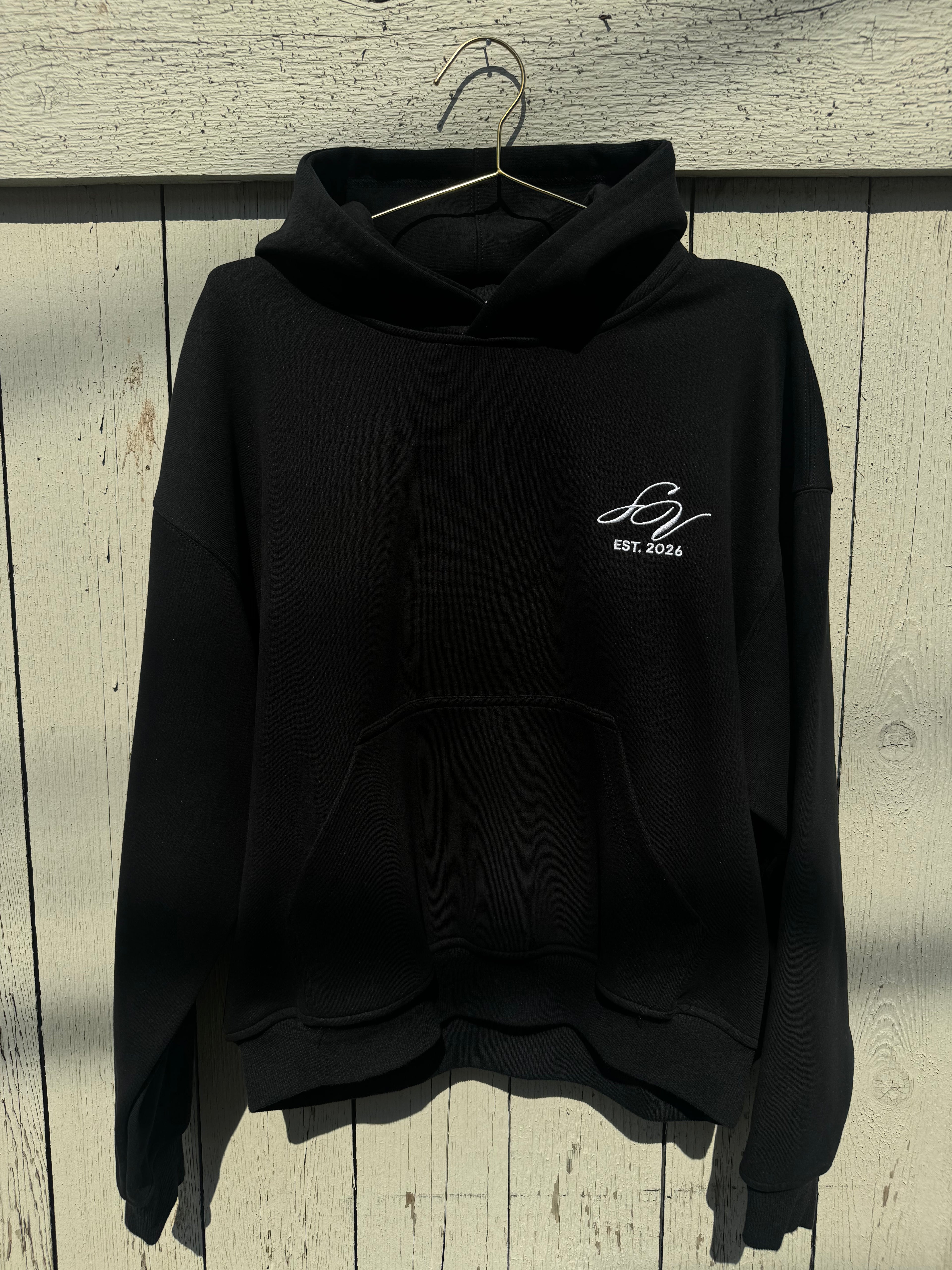 THEORY OF IMAGE HOODIE - BLACK